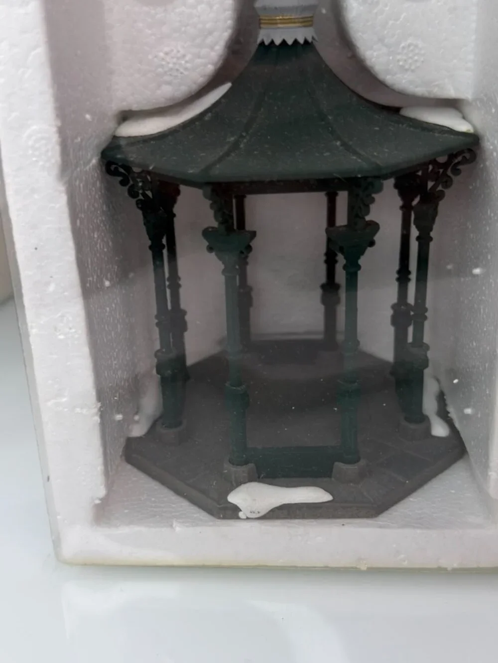 Dept. 56 Village Wrought Iron Gate, Fence, and Fence Extensions plus Gazebo